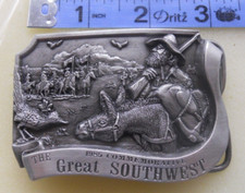 The Great Southwest Commemorative Belt Buckle 1985