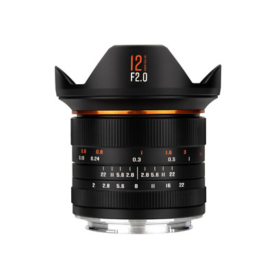 Brightin Star 12mm f/2.0  APS-C Lens for E/Z/M/X/RF/M4/3-Mount Wide Angle Lens