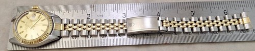 Rolex Oyster Perpetual Date Ladies 14k/ss Stainless/Gold Watch Jubilee Orig 1978 - Picture 6 of 10