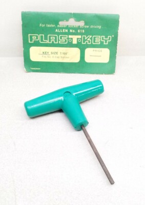 619 Plas-T-Key 7/64'' Allen No. 619 fits No. 6 Cap Screws - Free Shipping