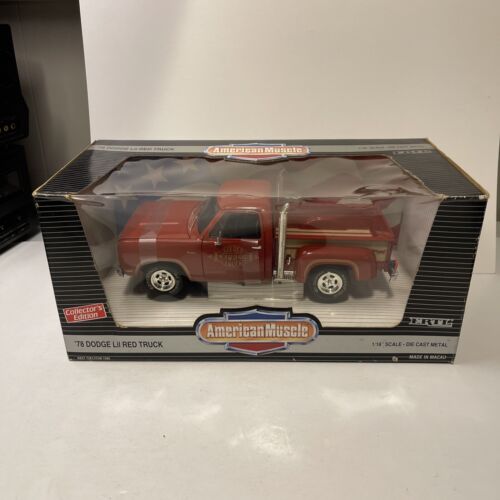 ERTL 1/18 - 1978 Dodge Lil Red Truck, New (Canyon Red - 7385) Sealed