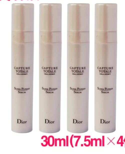 4 x Dior Capture Total Cell Energy Super Potent Serum - 7.5ml x 4 = 30ml