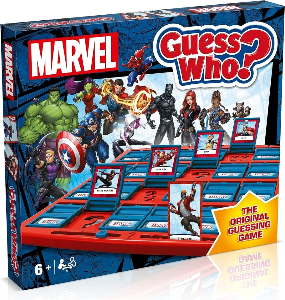 Winning Moves Marvel Guess Who? Board Game, The Avengers, Guardians of the Galax - Image 2 of 4
