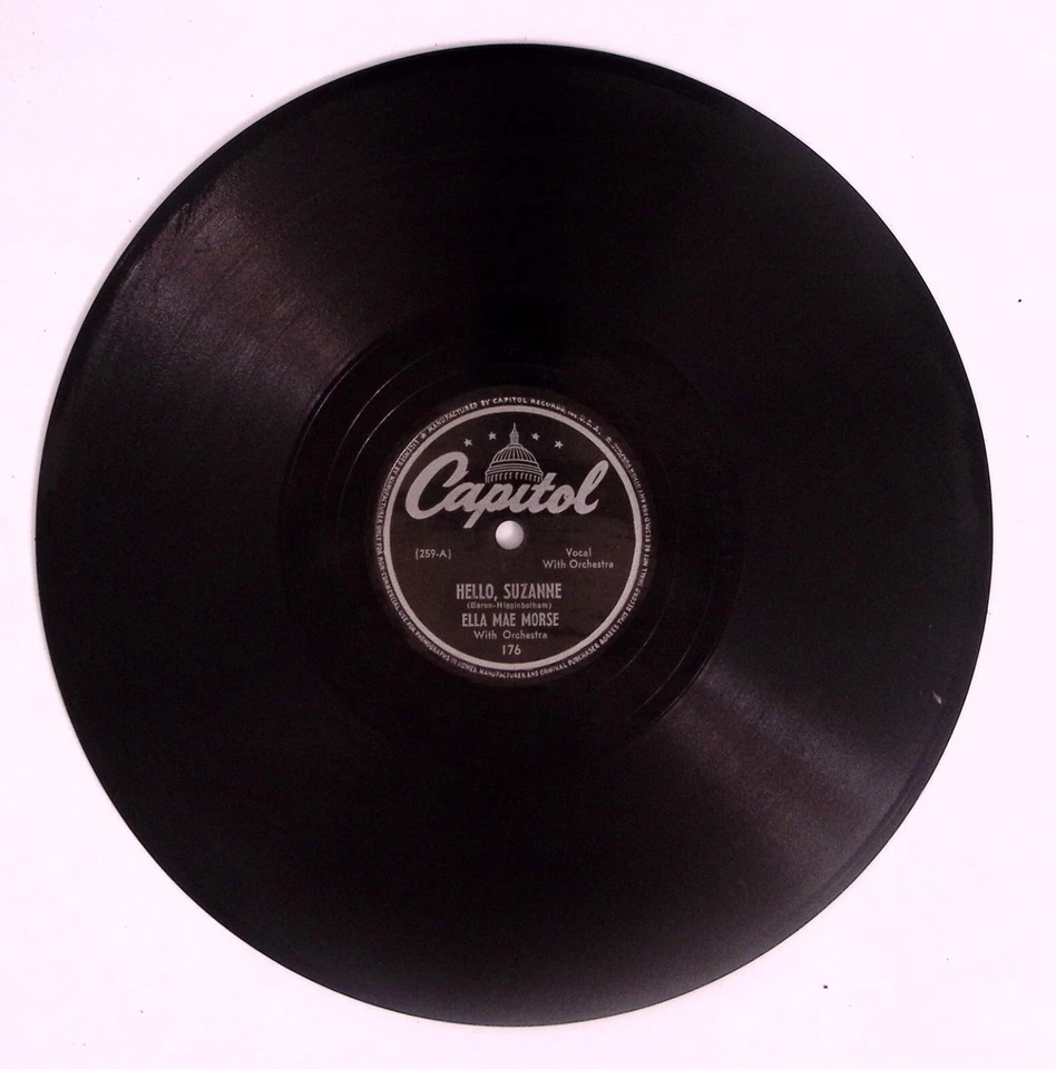 ELLA MAE MORSE WHY SHOULDN'T I? / HELLO SUZANNE CAPITOL RECORDS 78 RPM 669 - Image 3 of 3