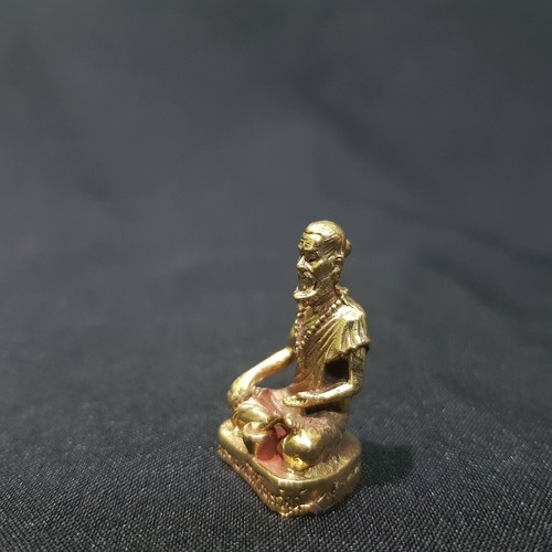 6x Jivaka Kumarabhrtra Doctor of Lord Buddha Brass Statue God of Health Amulet - Afbeelding 10 van 12