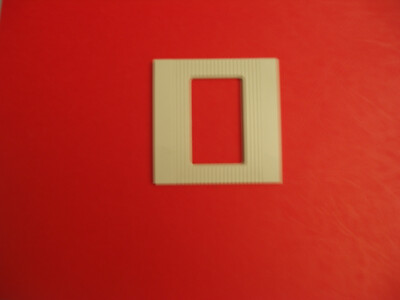 Plaque Simple RAILUX Legrand Chambord - Pour Installation électrique, Modèle D'occasion En état De Marche