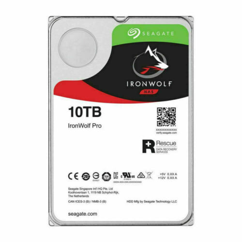 Disco duro NAS Seagate IronWolf Pro ST10000NE0008 10 TB 3,5" 7200 RPM 256 MB