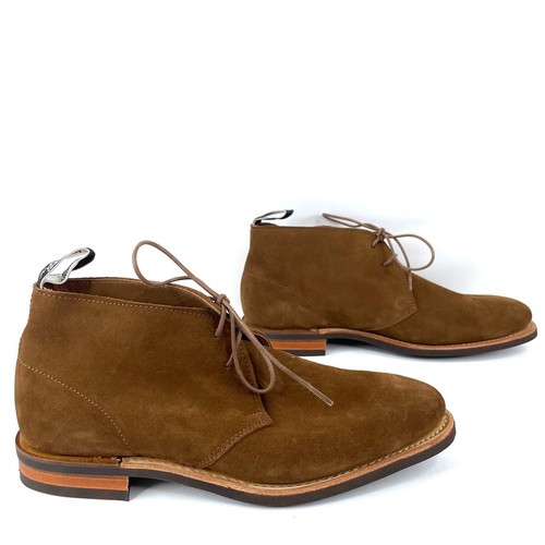 RM Williams Kingscliff Boots Mens AU/UK 8 US 9 EU 42 Cedar Suede Almond Toe New - Picture 2 of 12