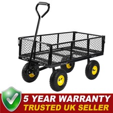 Camping  Cart Heavy Outdoor Folding Garden Cart 800LBS Solid Utility Wagon Steel