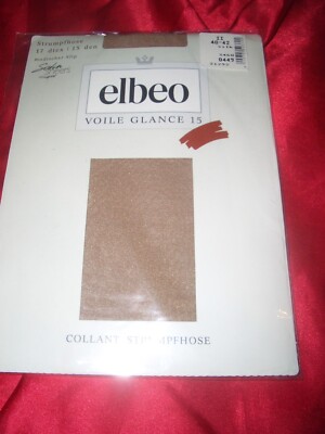 ELBEO VOILE GLANCE  Glanz Nylons Strumpfhose Gr. 40-42 SILK 15 den OVP