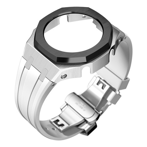 Premium 316L Stainless Steel Case+Strap 4th AP Mod Kit Bezel for Casioak GA2100 - Picture 38 of 98