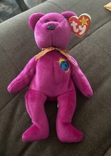 Ty Beanie Baby Millennium Bear Plush Stuffed Animal Tag January 1 1999