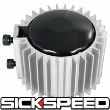 Polished Engine Oil Filter Coolerheat Sink Covercap Billet Aluminum Kit Ef Eg