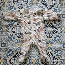 Mothercare padded sleepsuit 0-3 months