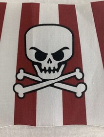 Lego 1 Cloth Sail 28x18 (sailbb42) Skull and Crossbones 6243 Brickbeard's Bounty