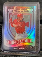 Alec Bohm RC 2021 Chronicles Crusade Silver Holo Phillies