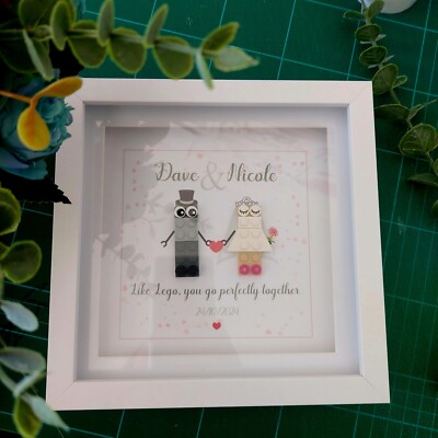 lego wedding frame