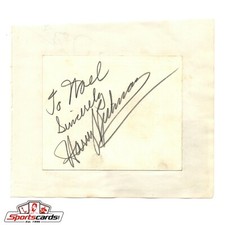 Harry Richman and Jack Doyle Autographed Cut Album Page Actors 