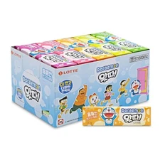 Doraemon x LOTTE WATTA Gum - 25packs (1BOX) * 13.7g Korean