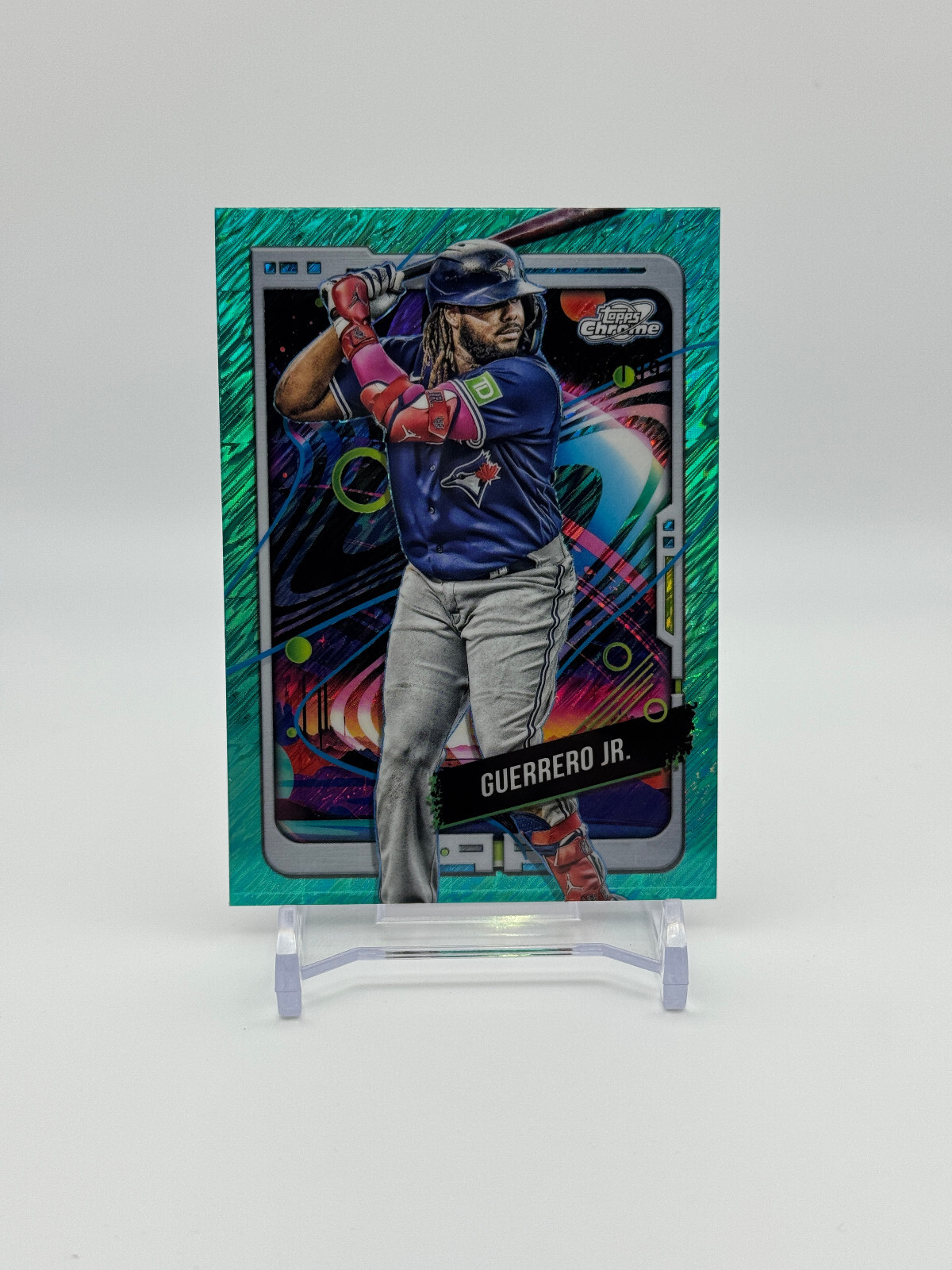 VLADIMIR GUERRERO JR. 2024 Topps Chrome Cosmic Aqua Refractor /199 Blue Jays