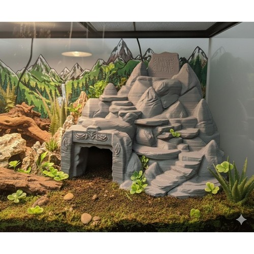 Skyrim Throat of the World Reptile Hide and Climb - 3D Printed Mountain Decor
