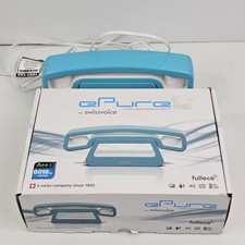 2x - Swissvoice - ePure Cordless House Phone - Blue - Duo Pack - Boxed.