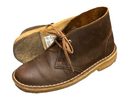Clarks Originals Womens Desert Boots Size 6.5 Beeswax Leather Chukka Boots