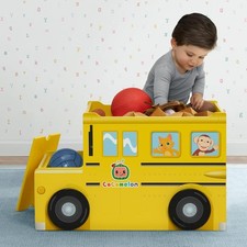 Delta Children CoComelon School Bus Toy Box