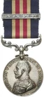 WW1 7th Foot British Military Medal Award With Original Bar & Ribbon Documented