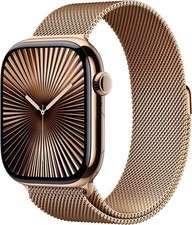 Apple Watch Series 10 4G 46mm Gold Titanium (Goldenes Milanaiseband M/L)