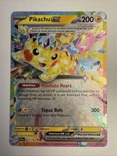 Pikachu EX 057/191 Pokemon 2024 Scintille Urgenti Doppia Carta Rara NM