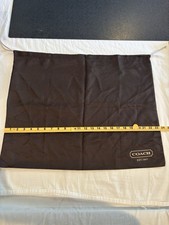 Brown Satin Coach Drawstring Dust Bag Authentic. 19  X 23.5  Coach EST. 1941
