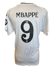 KYLIAN MBAPPE SIGNED 2024/25 REAL MADRID HOME SHIRT (ACG CERT AG17336)