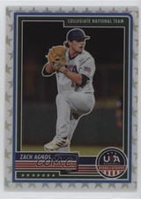 2023 Panini USA Baseball Stars & Stripes White Prizm 80/99 Zach Agnos #61 03hd
