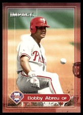 2000 Fleer Impact Bobby Abreu Philadelphia Phillies #33