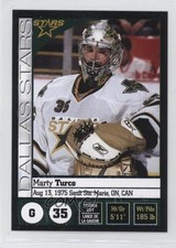 2008-09 Panini Album Stickers Marty Turco #182 t3w