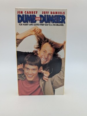 Dumb and Dumber VHS 1994 Sealed Jim Carrey Jeff Daniels Comedy Classic