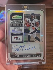 2023 Contenders -Veteran Ticket Auto Javonte Williams  Conference Ticket /75