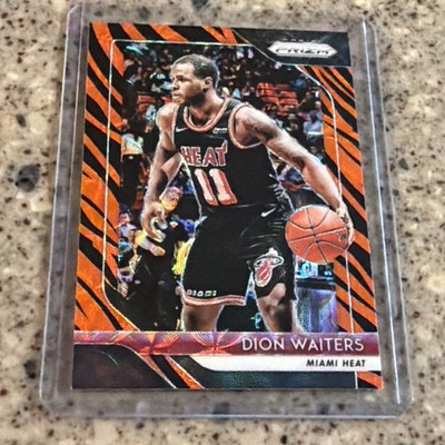 Dion Waiters 2018-19 Panini Prizm #166 Tiger Stripe Choice Prizm SP Miami Heat