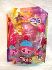 NEW DreamWorks Trolls Band Together Super Squishy Stretchy Hair Glitter POPPY