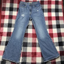 Levi's Jeans Womens 70's High Flare Leg Size 30x31" Blue Big E Premium Pants