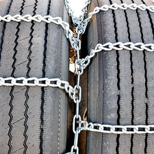 Titan Truck Tire Chains Dual/Triple On Road Snow/Ice 7mm 285/80-22.5
