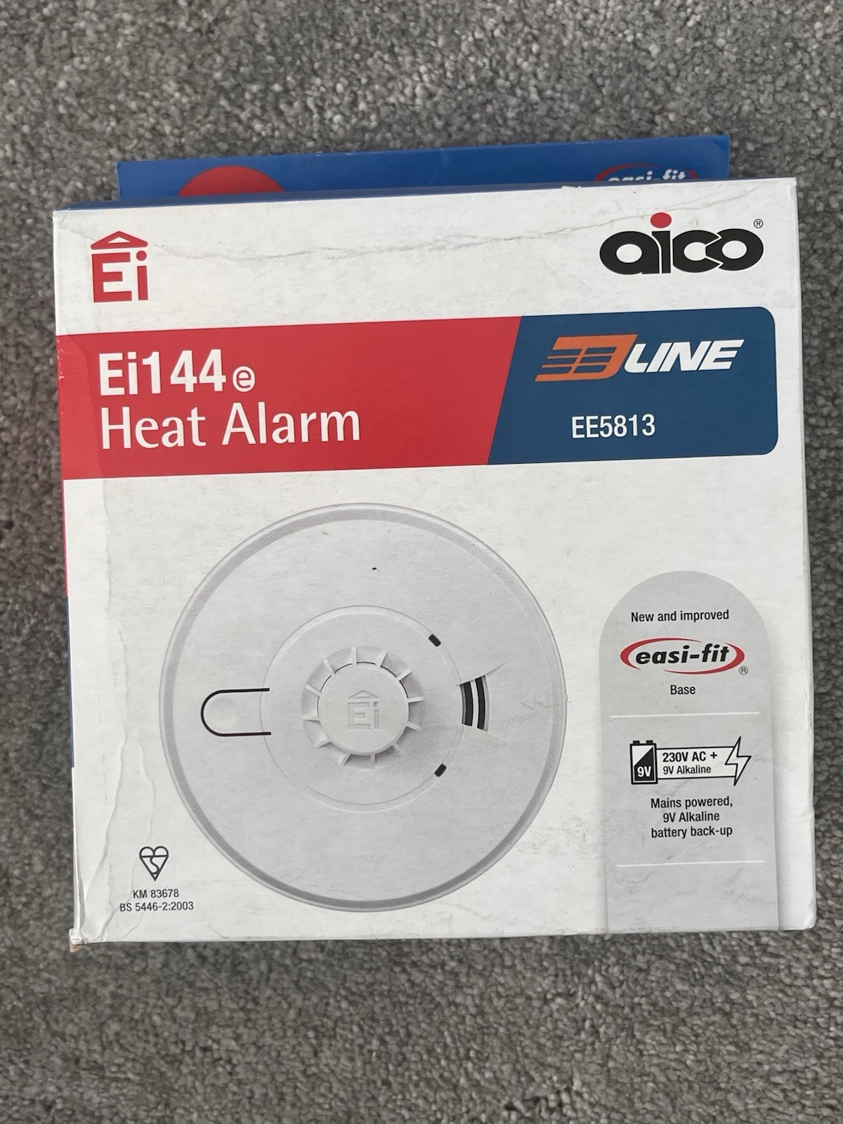 Aico EI144E Heat Alarm - White - Boxed EXP 2036