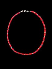 Native American Coral & Campitos Turquoise Necklace