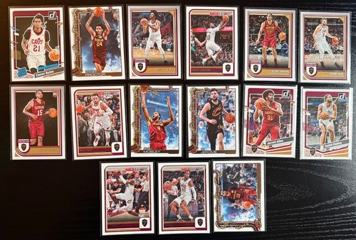 Cleveland Cavaliers 15-Card Lot Tyrese Proctor Emoni Bates RC Evan Mobley