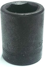 EASCO 6pt 3/8" Standard Drive Impact Socket, 9/16" 52-1318 *Made In The USA*