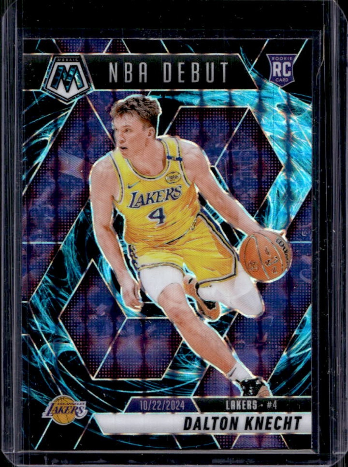 2024-25 Mosaic Dalton Knecht SP Genesis NBA Debut #264 Lakers