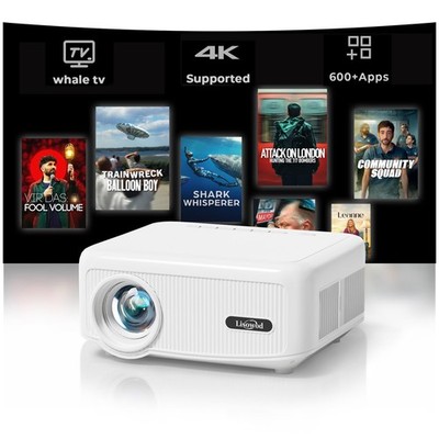 Projector with WiFi and Bluetooth [1500 ANSI & 600+ Native Apps & Netflix]