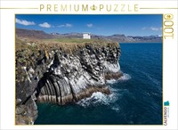 Calvendo Puzzle The Arnastapi Lighthouse | 1000 Pieces, Finished Size 25.2 × 18.