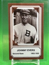 1975 Fleer Official ML Patches #17 Johnny Evers Pioneers of Baseball ☘️042